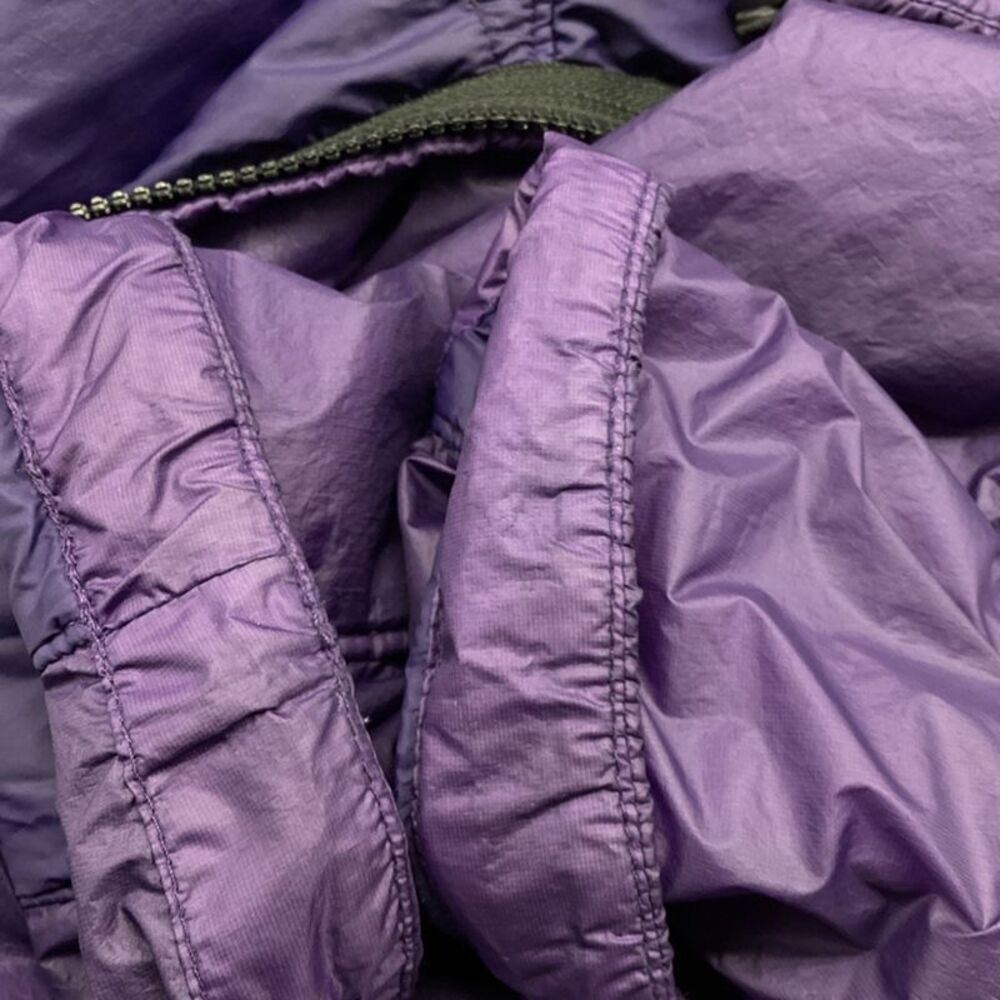 Stone Island Hooded Puffer Jacket in Purple Nylon - Picture 6 of 10